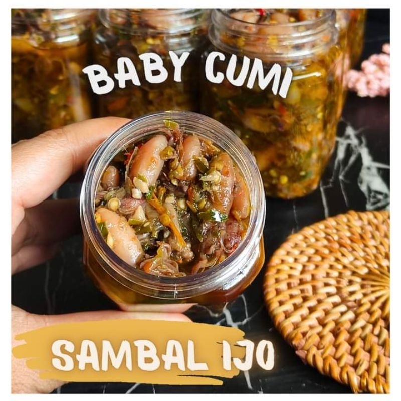 

Sambal Baby Cumi Ijo 150gr