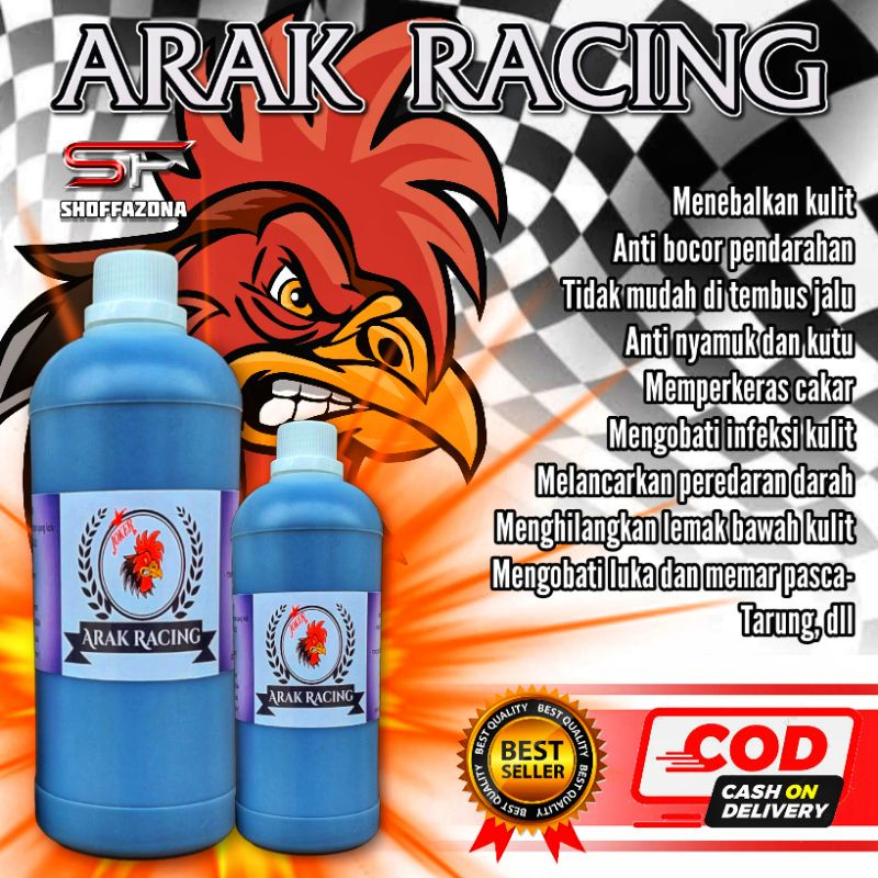 Arak Gosok Racing 1000ml Arak Gosok Ayam Aduan Super