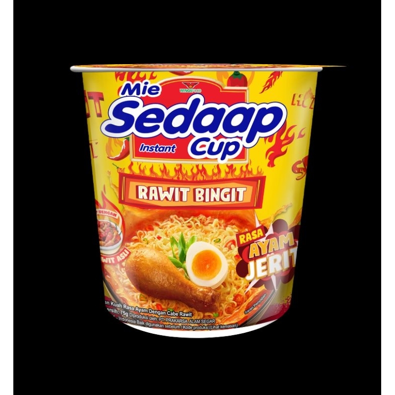 

Mie Sedap Cup Rasa Ayam Jerit