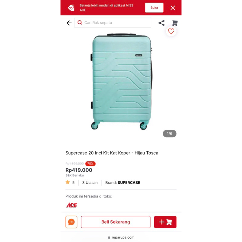 NEW Supercase Koper 20 inch Ace Hardware