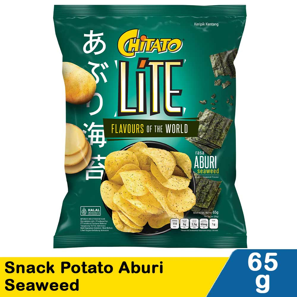 

Chitato Lite Potato Crisp Aburi Seaweed 65gram