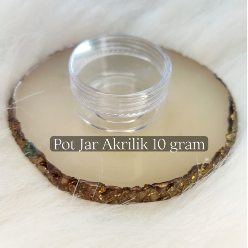 POT JAR AKRILIK JAR ACRYLIC WADAH SKINCARE WADAH GLITTER
