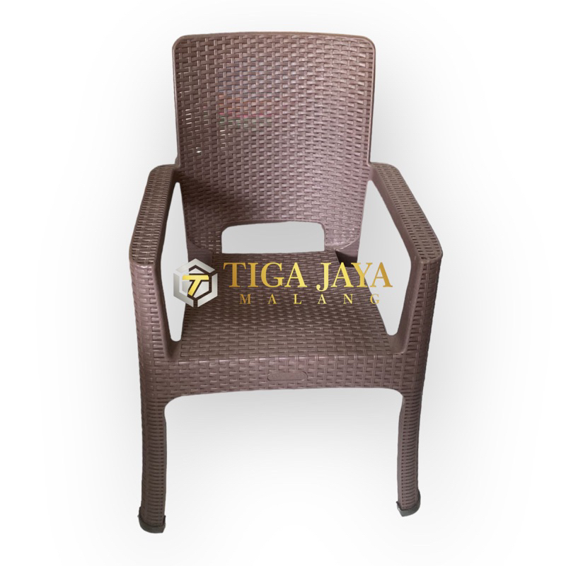 Kursi Sandaran Tangan Apollystar Kursi Plastik Rotan