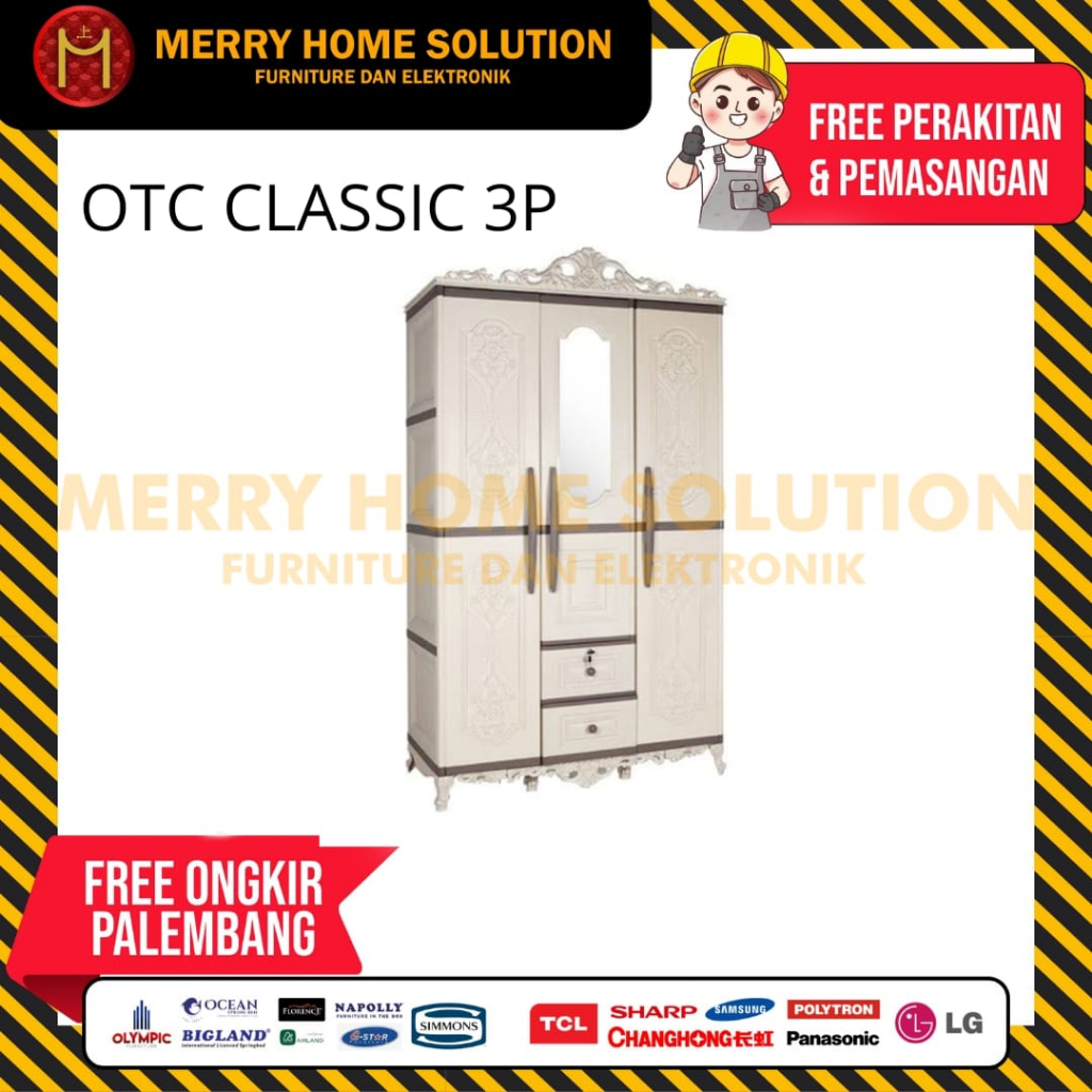 Lemari pakaian olymplast OTC CLASSIC / lemari pakaian plastik furniture palembang