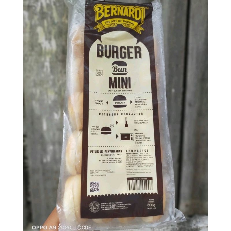 

bernadi bun burger mini