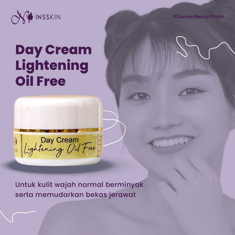 NEW NSSKIN Day Cream Lightening Oil Free