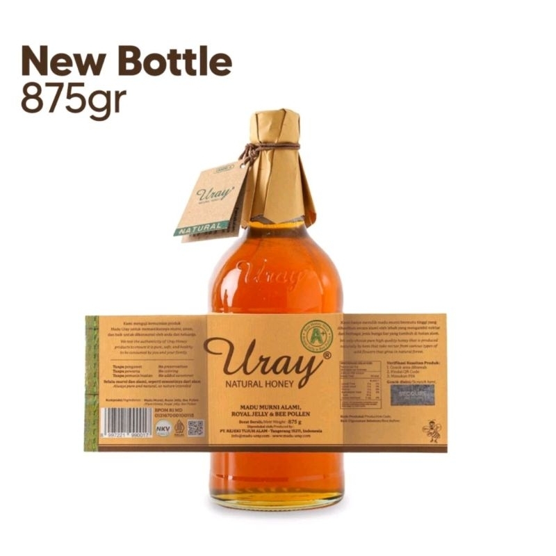 

Madu Uray 640ml (Madu Lebah Hutan / 100% Raw Natural Honey)