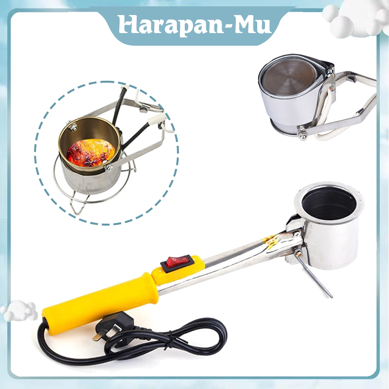 300watt Tungku Pelebur Logam Timah Solder Besar Pot Solder Portable Panci Solder Pelebur Timah