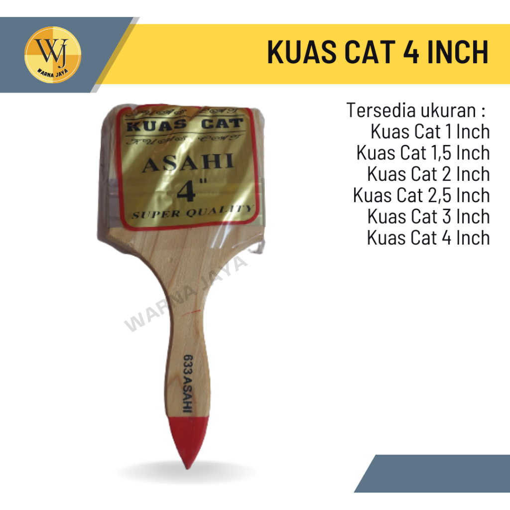 

Kuas Cat 4 inch / Kuas Cat Tembok