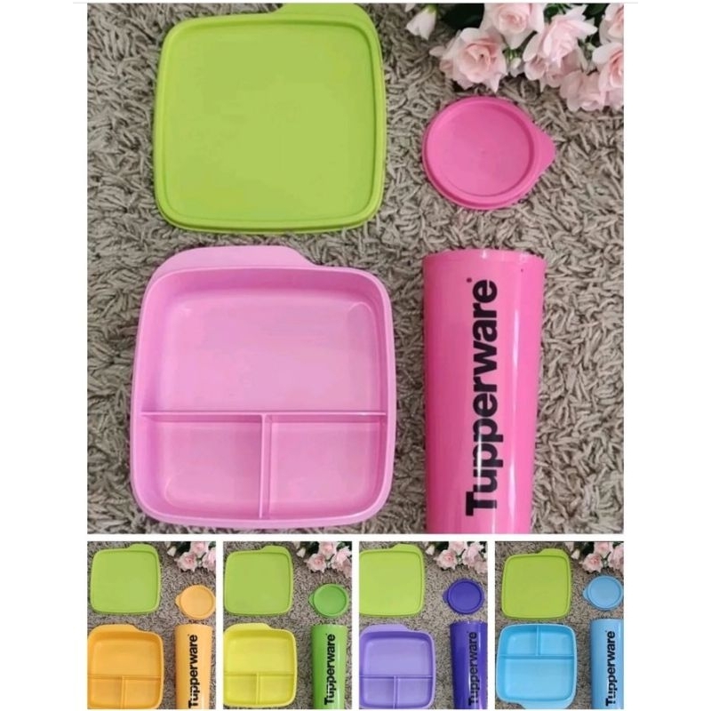 Lunch Set Tupperware - Lolly Tup & Tumbler