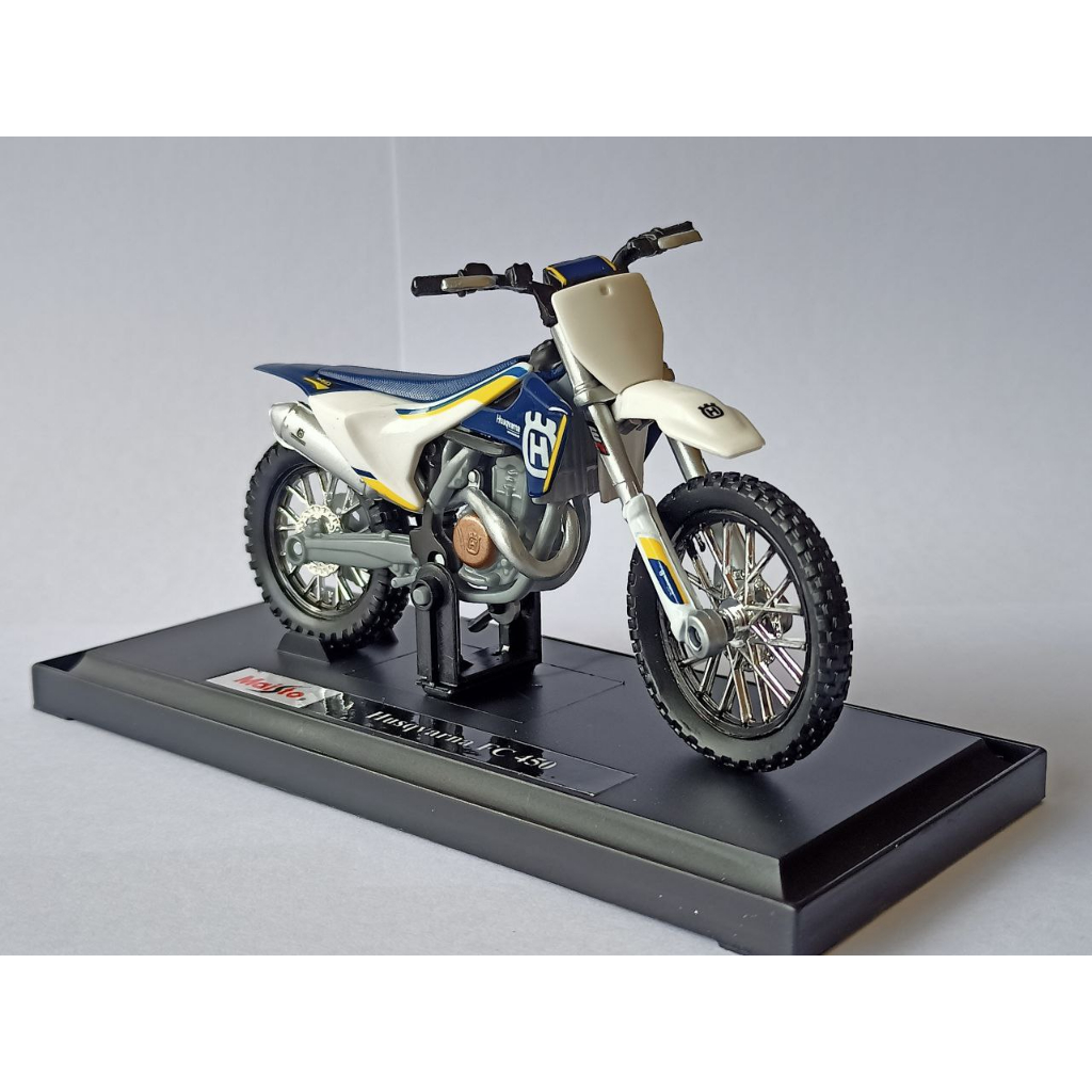 Diecast Motor Trail Husqvarna FC 450 miniatur motor cross maisto murah