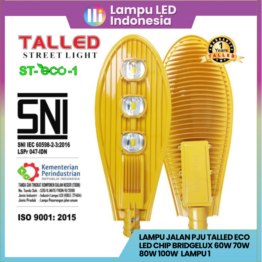 LAMPU JALAN PJU TALLED ECO LED CHIP BRIDGELUX 120W 150W / LAMPU JALAN / PENERANGAN