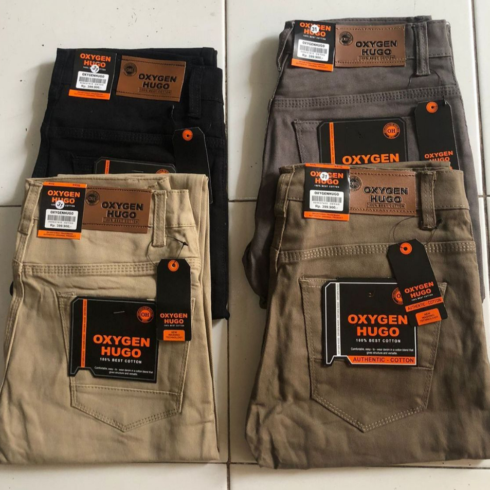 CELANA PANJANG NAOMI OXYGEN HUGO PRIA SKINNY TERBARU