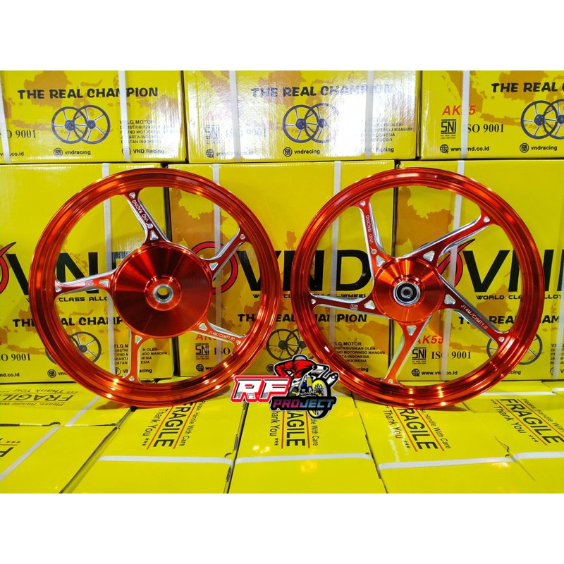 VELG RACING VND AK 55 MIO SPORTY VND AK 55 MIO LAMA Velg VND AK 55 Ring 14 Mio Karbu / Fino Karbu / 