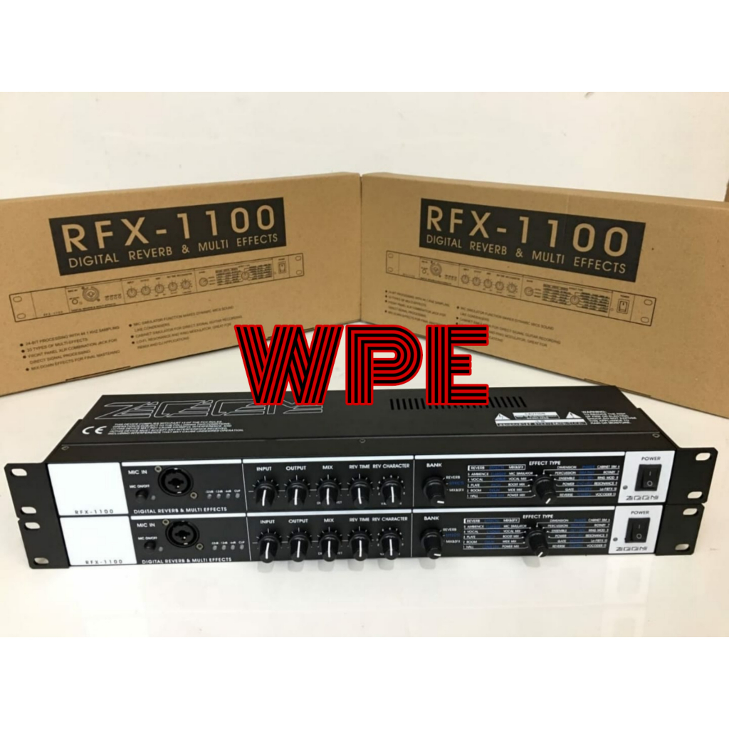 efek vokal zoom rfx1100 effect vocal zoom rfx 1100 Rp1.040.000