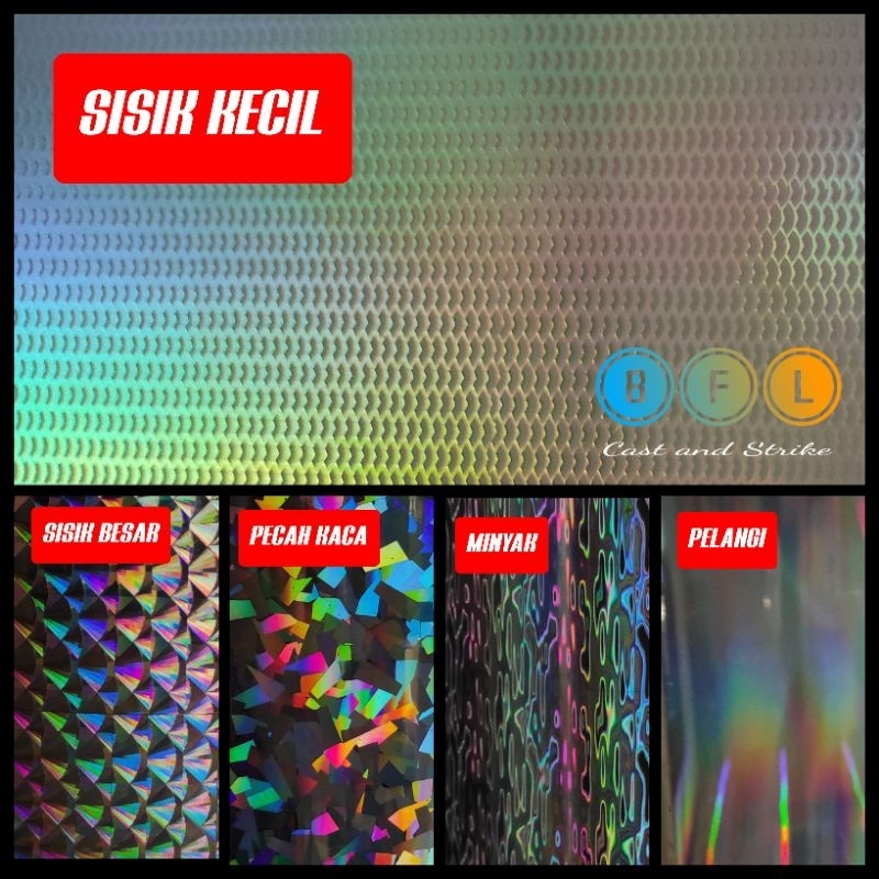 

Sticker Hologram 100 CM X 60 CM