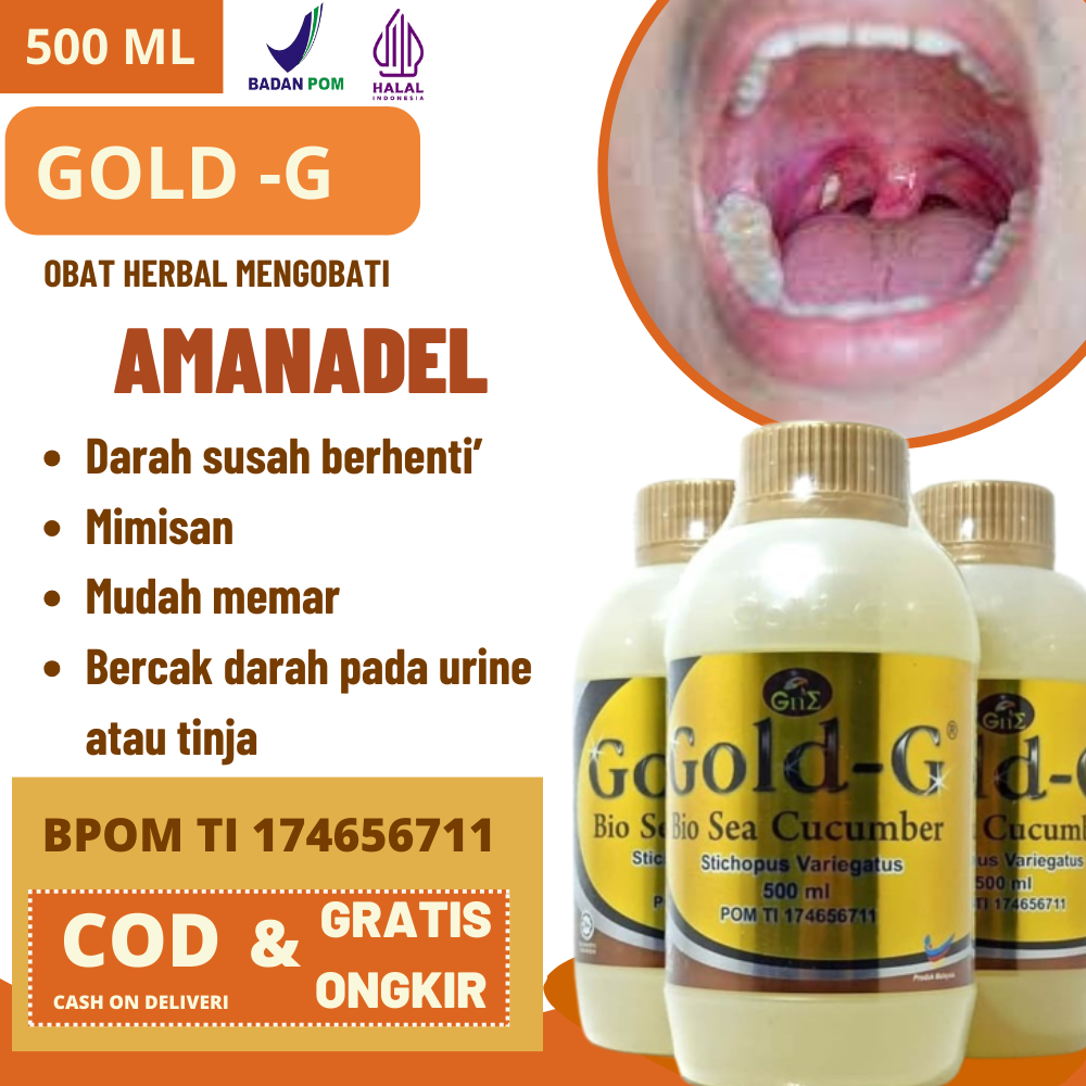 Obat Herbal Khusus Amandel Anak dan Dewasa, Radang Tenggorokan, Amandel Akut, Pembengkakan Kelenjar 