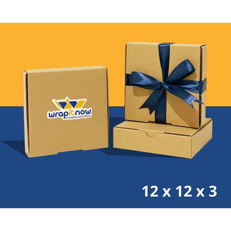 

KARDUS DIE CUT COKLAT 12X12X3 CM 10 PCS E-FLUTE