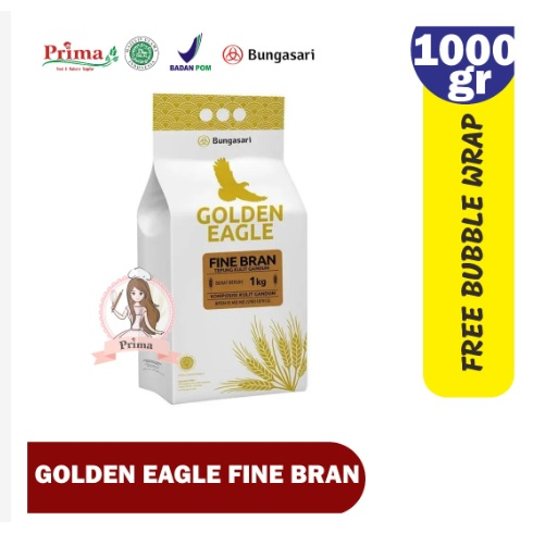 

Tepung gandum - golden eagle fine bran 1kg