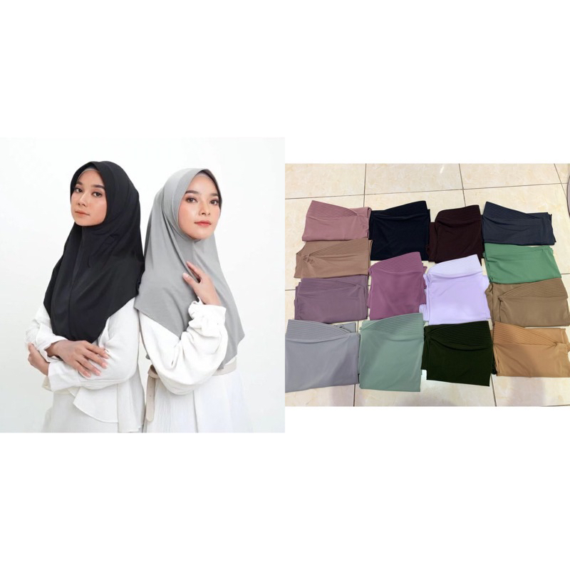 Jilbab Bergo Hamidah / Jilbab Sport Panjang