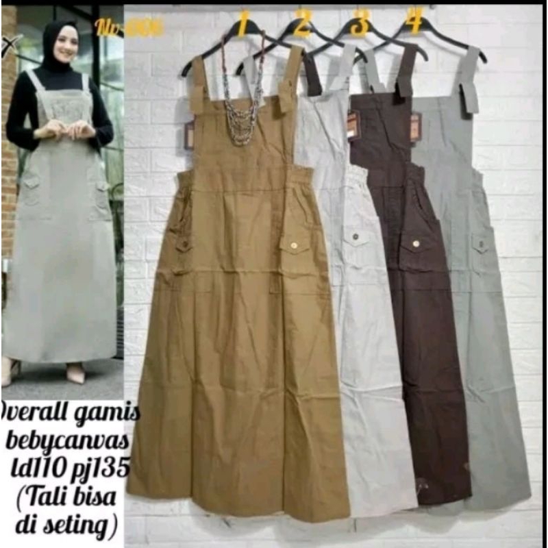 overall rok baby kanvas fashion wanita modern