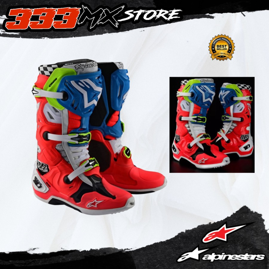 Alpinestars Tech 10 TLD Edition Sepatu Boots Alpinestars Tech 10 Ori