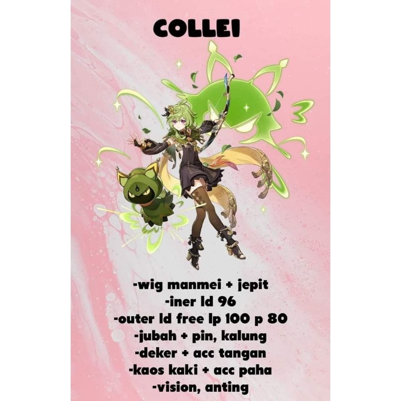 Costume Cosplay Collei fullset