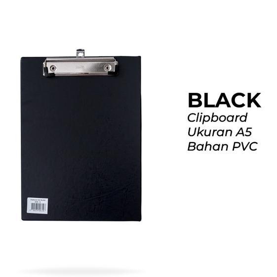 

Bantex Mini Clipboard A5 Papan Ujian Black