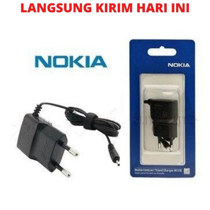 Charger cas nokia N70 jarum kecil