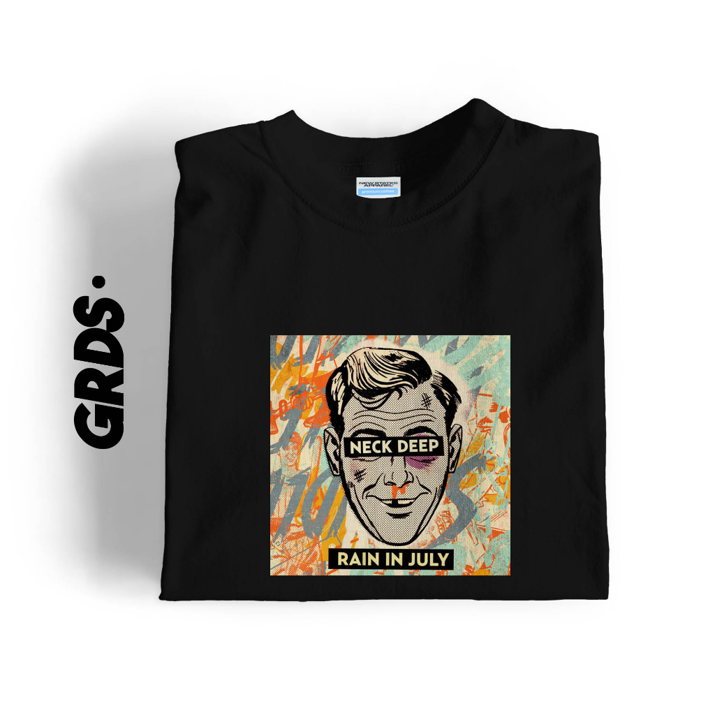 T-SHIRT NECKDEEP / KAOS NECKDEEP RAIN IN JULY