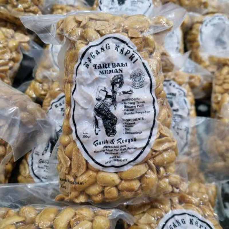 

Paket 8 pcs Kacang Tari Bali Meman. Berat 300 gram/pcs.