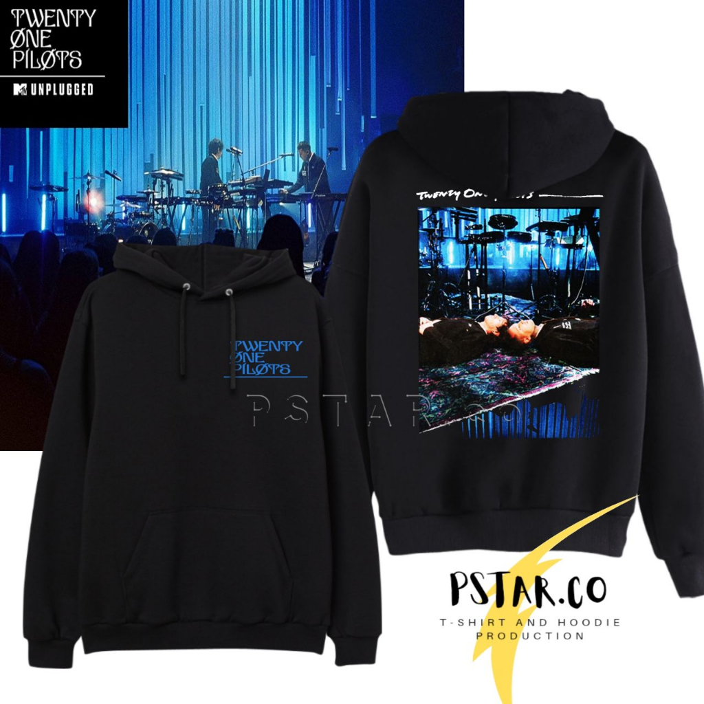 Jaket Hoodie Twenty One Pilots Official merch MTV Unplugged 2023