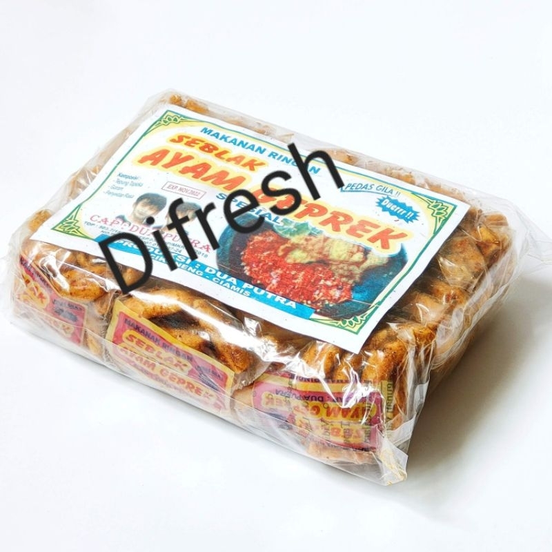 

Kerupuk Seblak Ayam Geprek isi 20 pcs