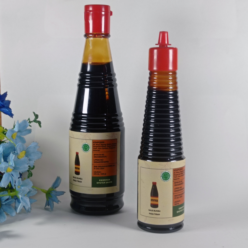 

KIKKOMAN RASA TIRAM OYSTER SAUCE Kemasan Repack Halal Ukuran 160 gram - 320 gram