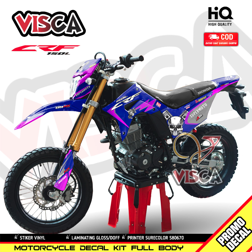 Decal CRF 150L Terbaru Full Body Decal CRF 150L Full Body Keren Stiker CRF 150 Full Body Terbaru Dec