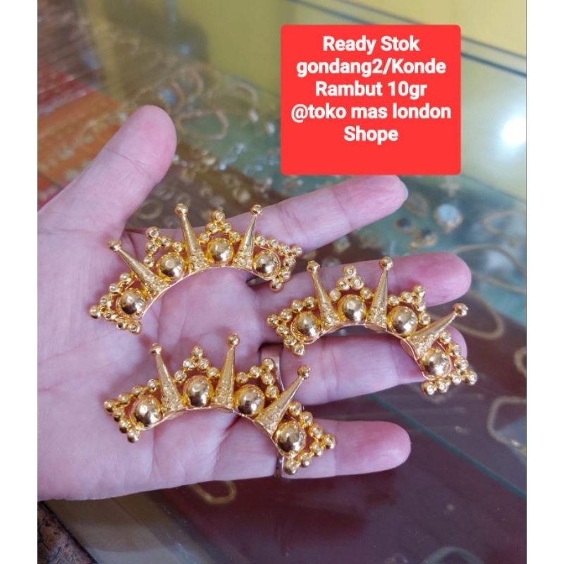Tusuk Sanggul,Gondang2 Emas 24K London 99,99%.