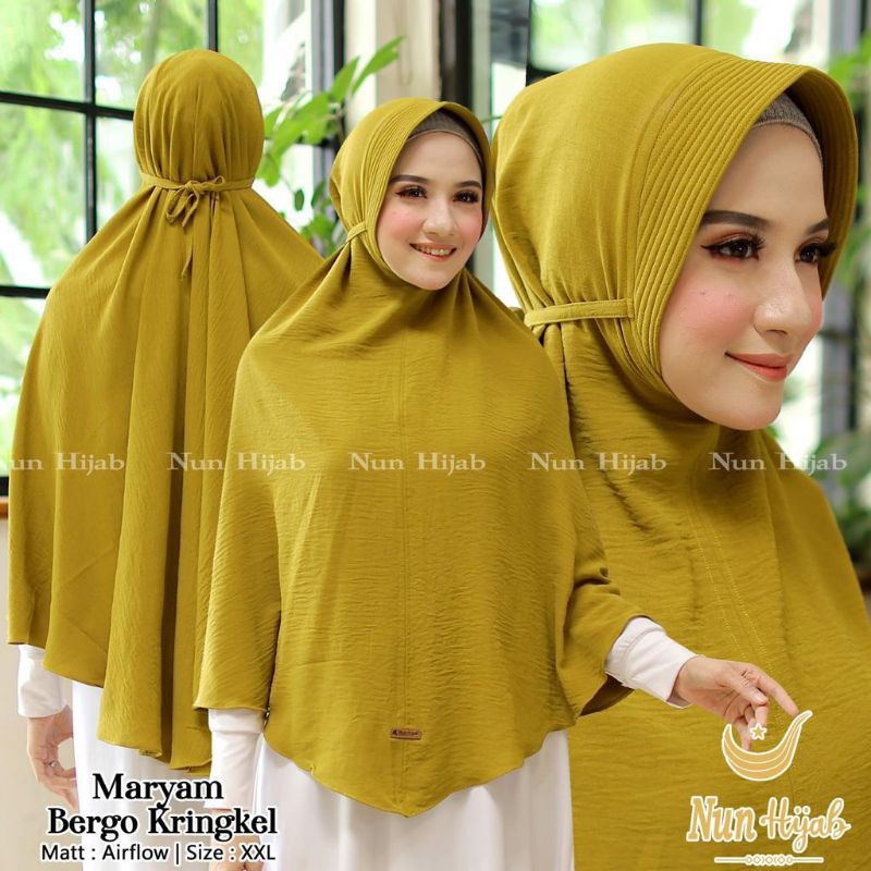 kerudung bergo jumbo