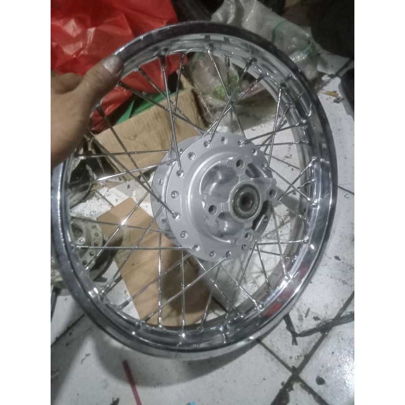 Velg jari-jari 1pcs belakang Ring 14 mode trail mini Supra x 125 Blade New Repsol Dobel Dist Cakram 