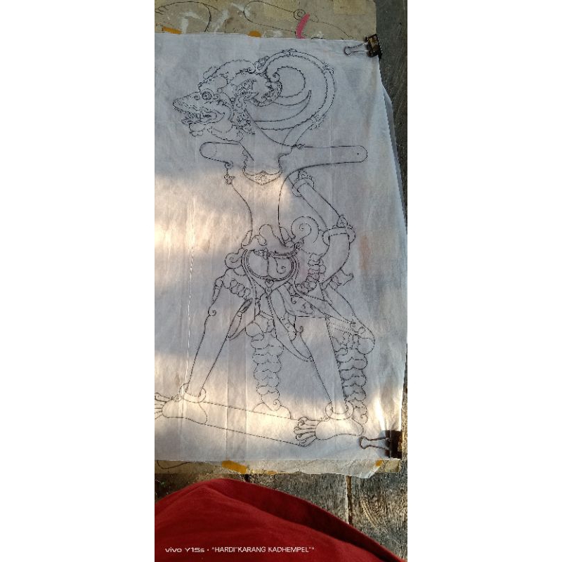 

Blak/Mal Wayang Hanoman