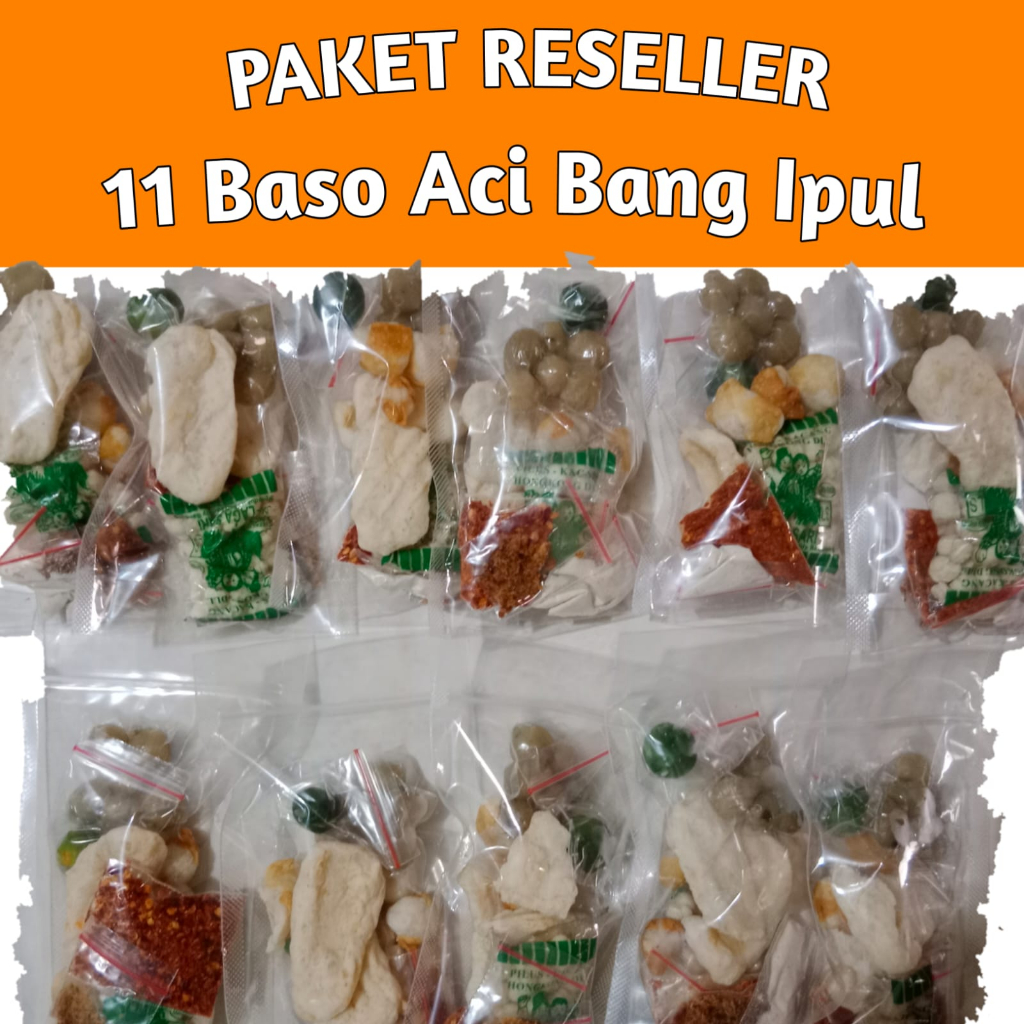 

BASO ACI IPUL isi 11 pcs murah dan nikmat