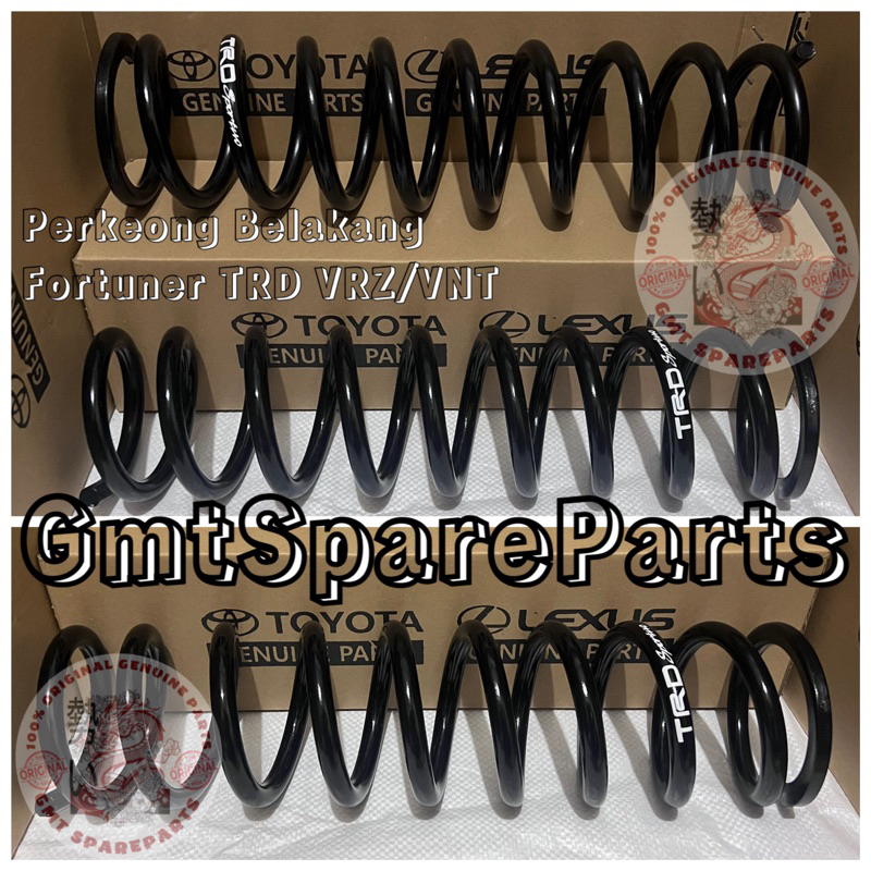 coil spiring per keong fortuner TRD VRZ/VNT belakang toyota original harga 1 set 2pcs