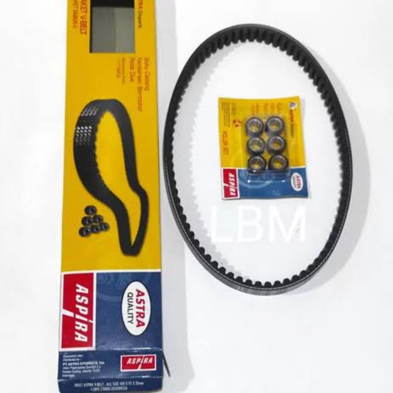 Vbelt Vanbelt Panbel + Roller Mio M3 / Mio Z 2PH Original Aspira