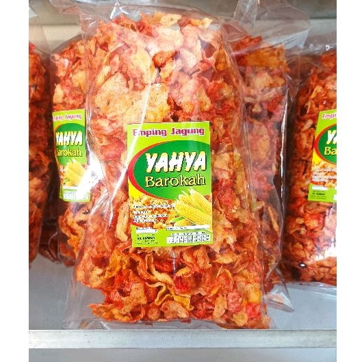 emping jagung pedas manis