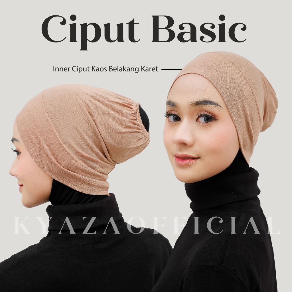 𝐊𝐘𝐀𝐙𝐀 - Ciput Basic Kaos/Inner Basic/Daleman Hijab KYZ2