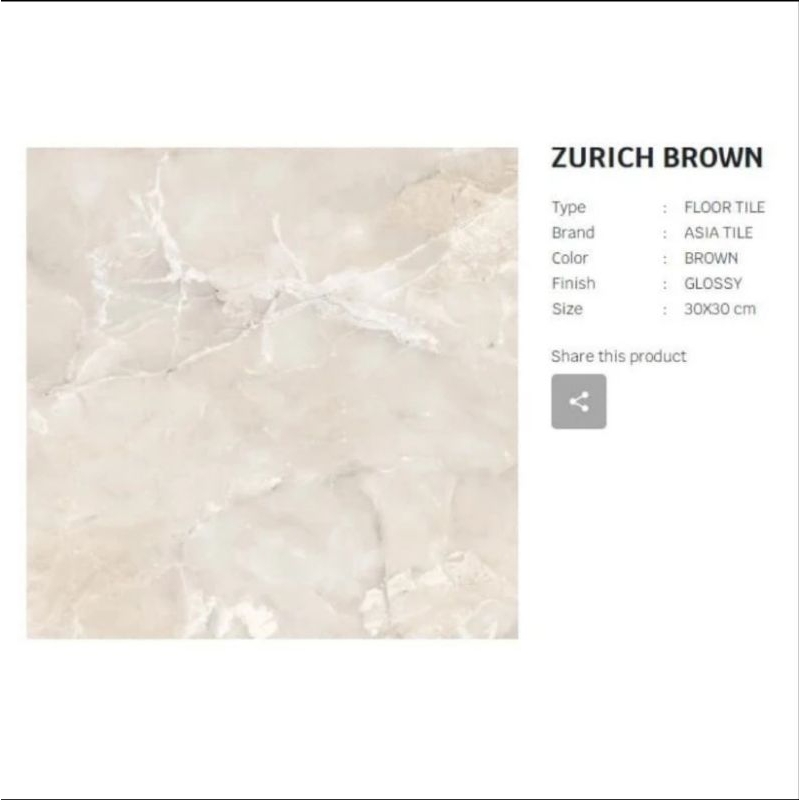 keramik asia tile zurich glossy ukuran 30x30 asli original warna brown green grey