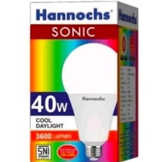 Lampu LED 40Watt Cahaya Putih Hannochs Sonic
