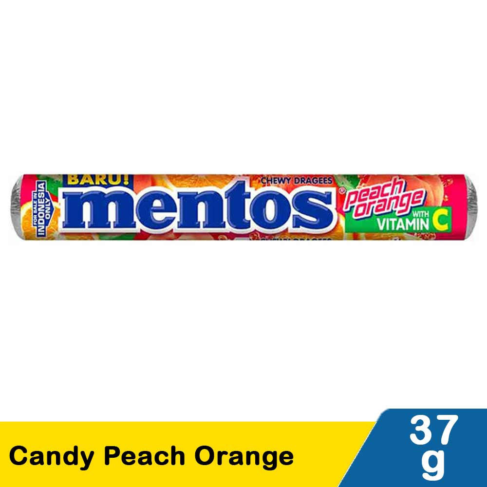 

Permen Mentos Candy Peach Orange 37G