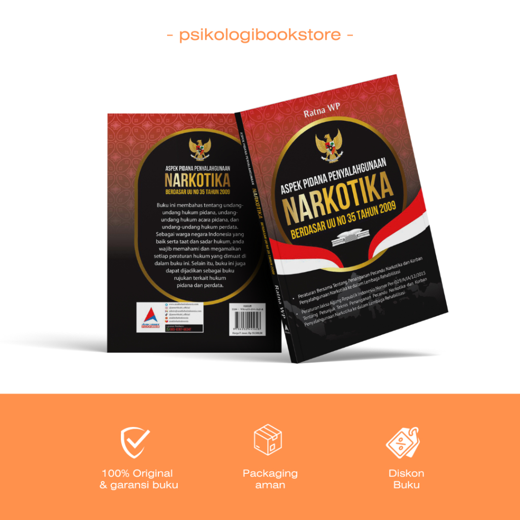 Buku Aspek Pidana Penyalahgunaan Narkotika Berdasar Uu No 35 Tahun 2009