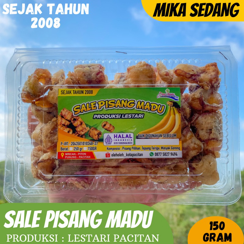 

SALE PISANG MADU LESTARI PACITAN BERAT 150 gr | SALE PISANG GULUNG | SALE PISANG GORENG | SALE PISANG KERING | SALE PISANG PACITAN | OLEH-OLEH KHAS KOTA PACITAN | CAMILAN MANIS GURIH RENYAH