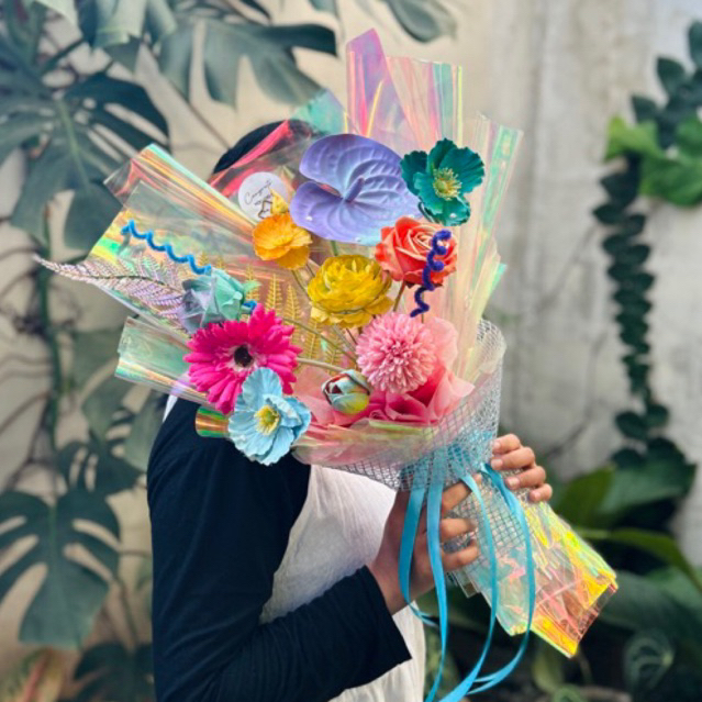 BUKET BUNGA KOREA ARTIFICIAL / BOUQUET KOREA / BUCKET KOREA